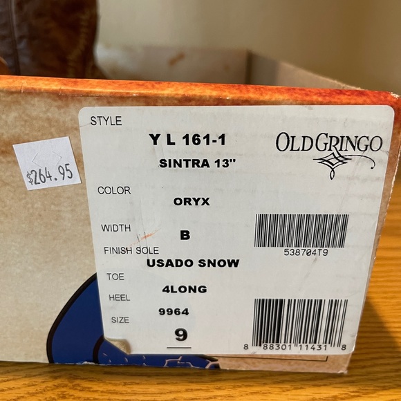 Old Gringo Boots - Sinatra size 9 - Picture 8 of 8